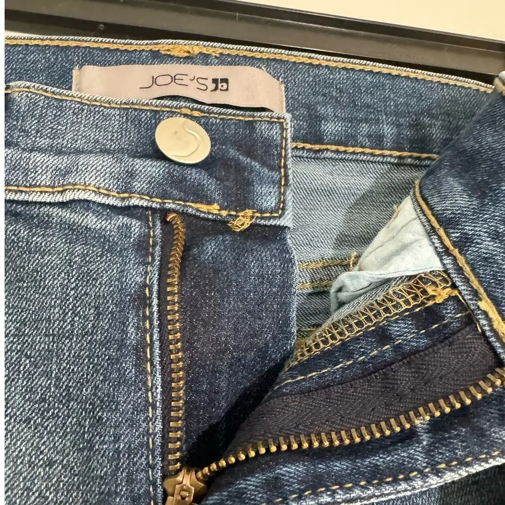 JOE'S NWOT $158 Dorothy Bermuda Cutoff Denim Short Size 24